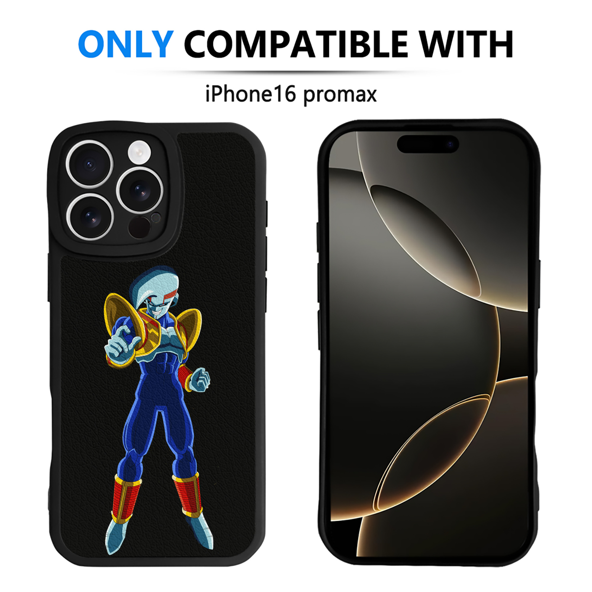 （画像用） ドラゴンボール DRAGON BALL 【iPhone 16シリーズ対応】シリコンスマホケース（レザー調） 材質：シリコン